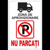 indicator de securitate nu parcati zona de aprovizionare